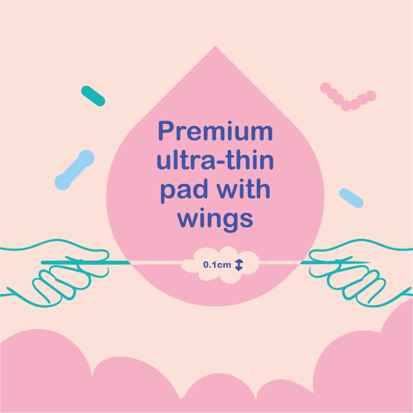 Plush Mini Pad with Wings – 18cm